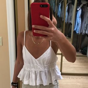 White tank top